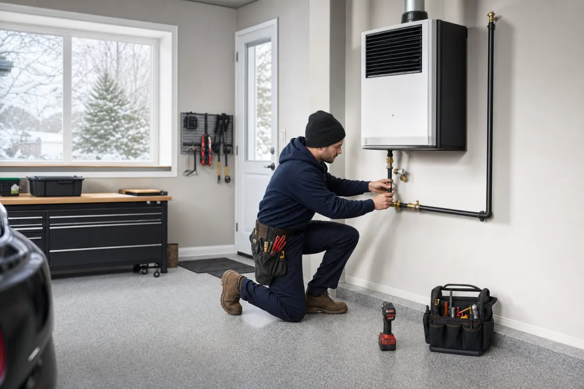 Add a Gas Line for Garage Heater β Permits, Cost, Fast Install